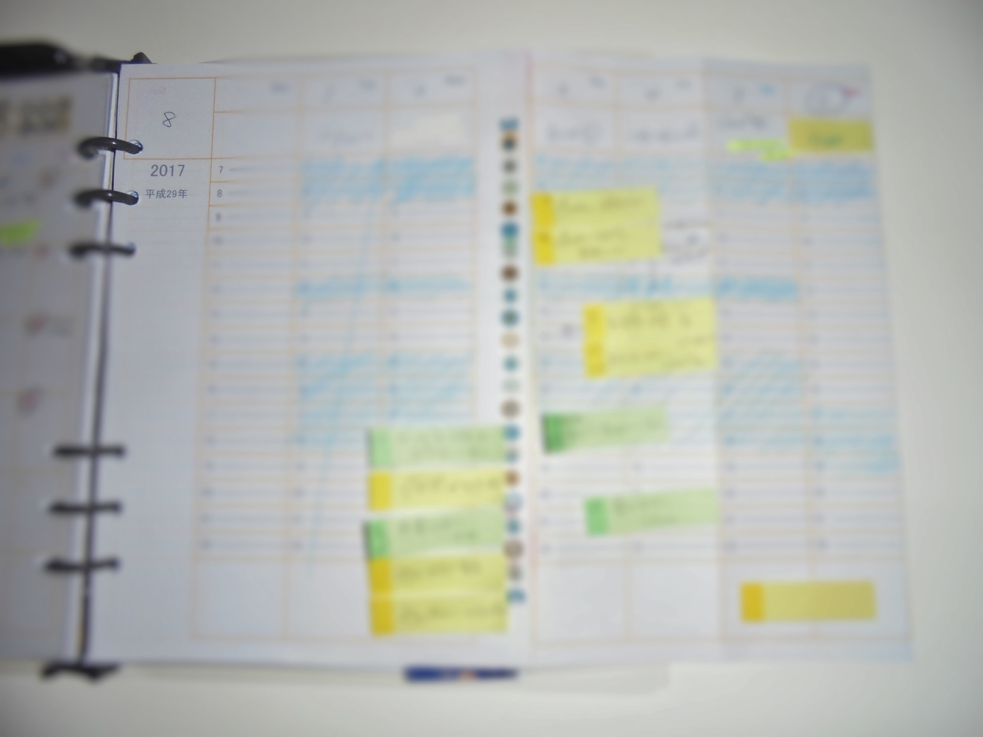 家事育児 スケジュール管理は あな吉手帳術 うちの 家庭保育園 Dwe どんぐり倶楽部 ブログ